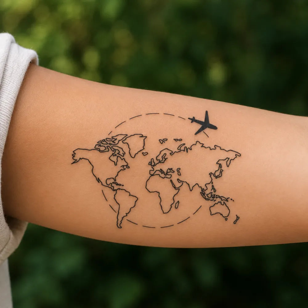 SafeTatt — World Path · fotografie tetování na kůži