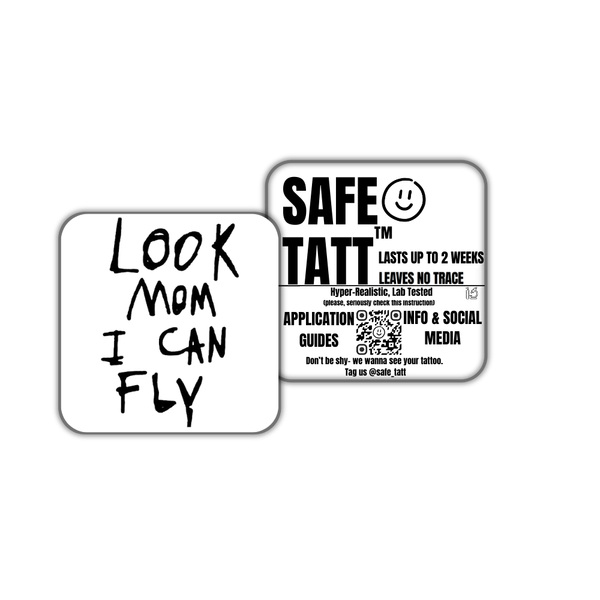 Schau mal, Mama, ich kann fliegen