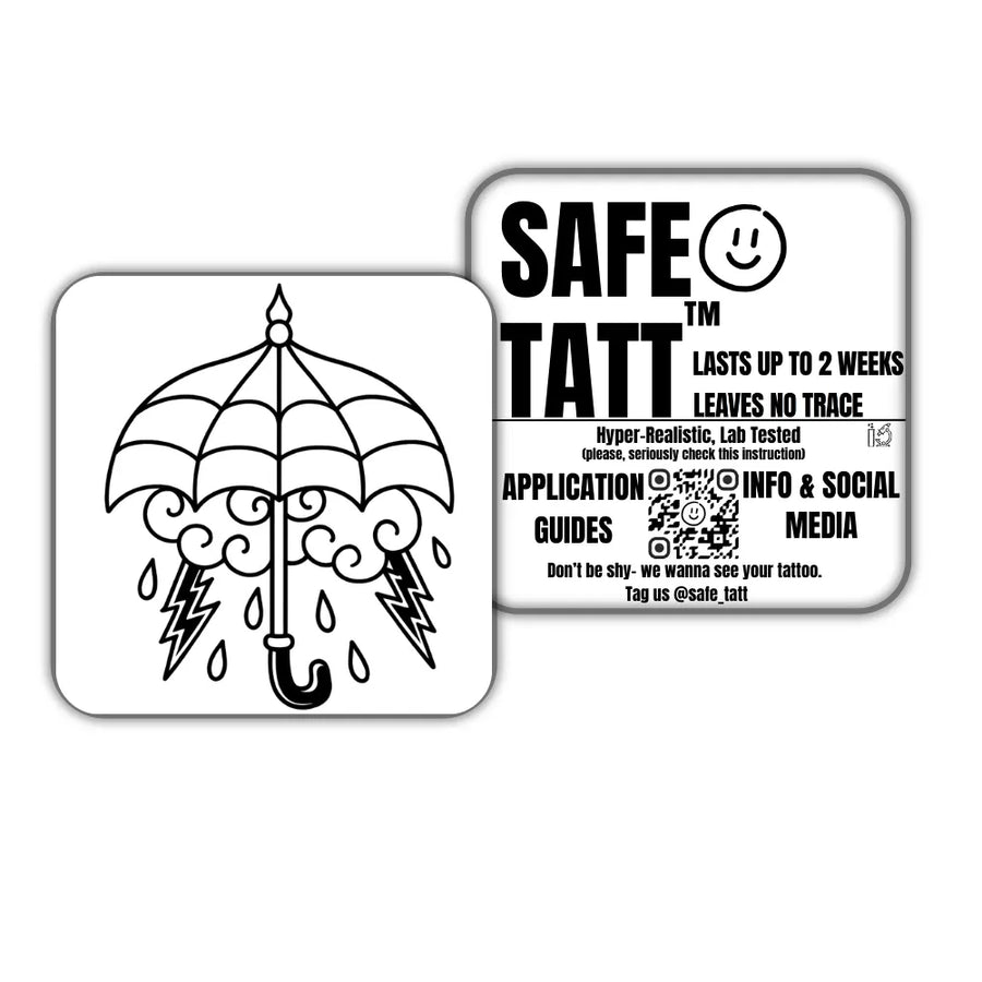 Stürmischer Regenschirm